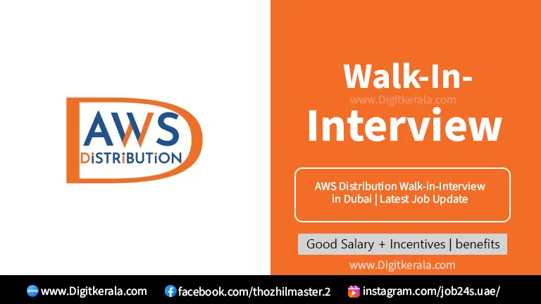AWS Distribution Walk-in-Interview in Dubai | Latest Job Update