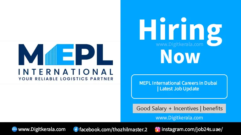 MEPL International Careers in Dubai | Latest Job Update