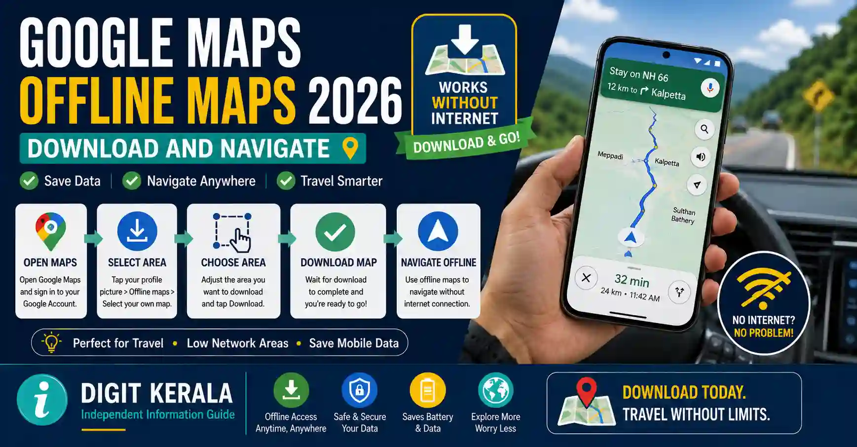 Google Maps Offline Maps 2026
