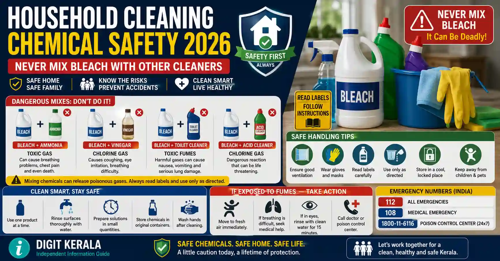 Household Cleaning Chemical Safety