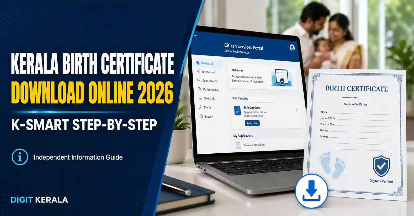 Kerala Birth Certificate Download Online