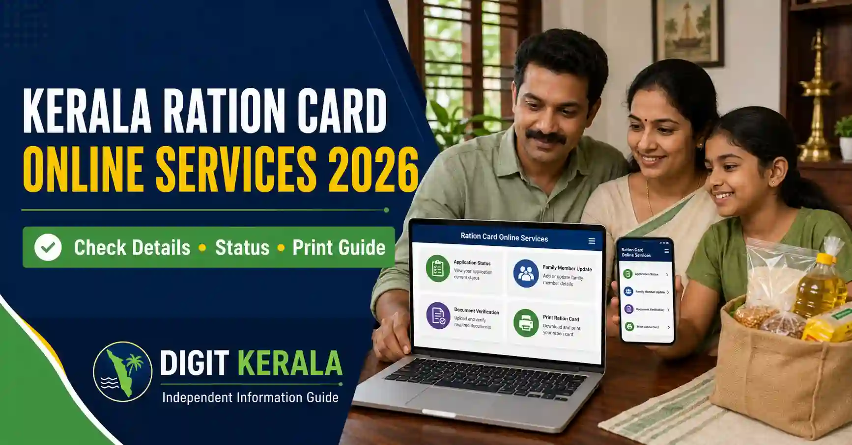 Kerala Ration Card Online Services