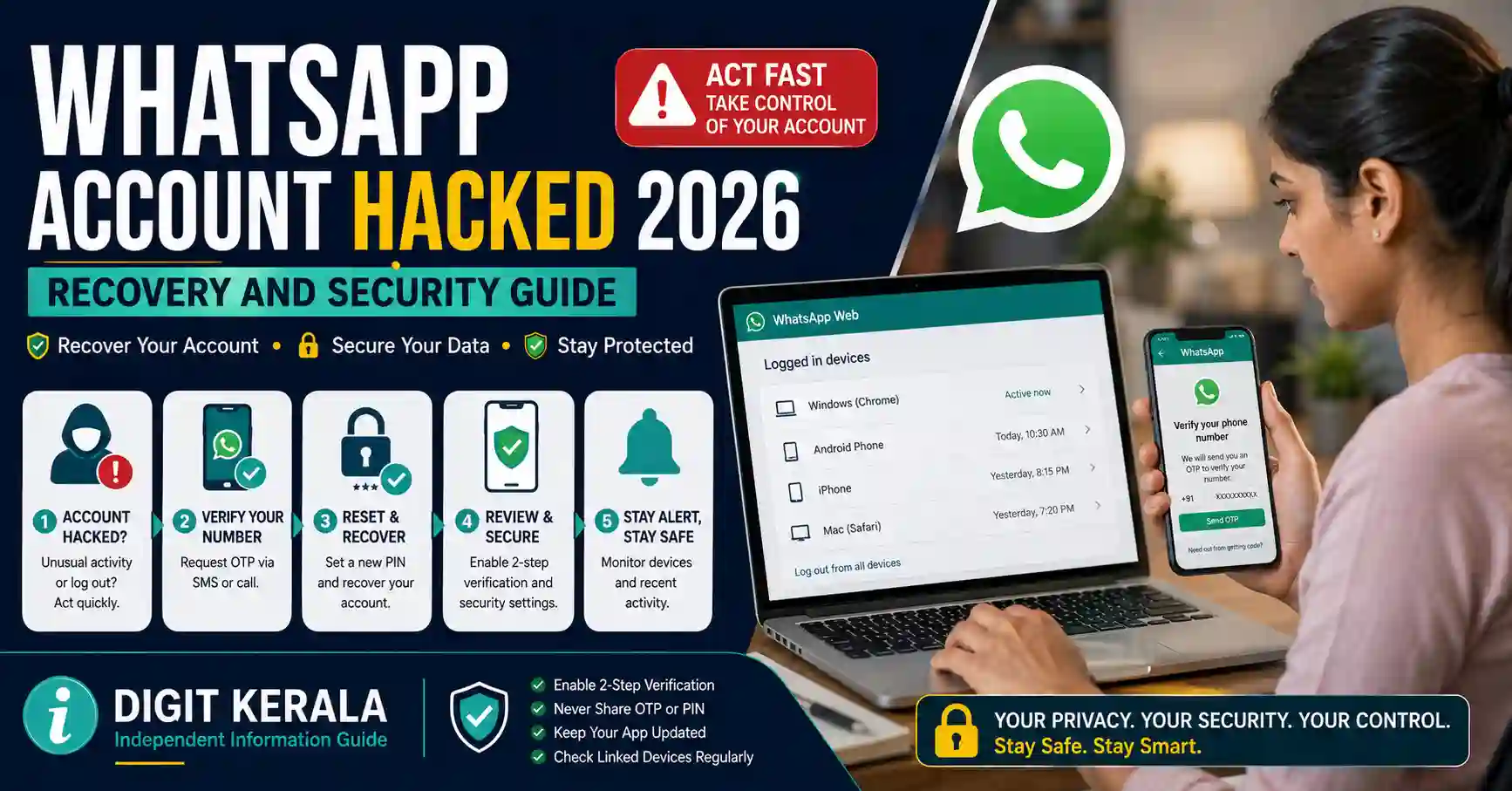 WhatsApp Account Hacked 2026: Recovery and Security Guide